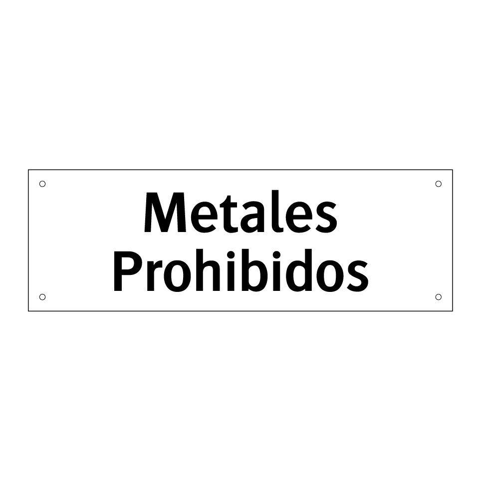 Metales Prohibidos