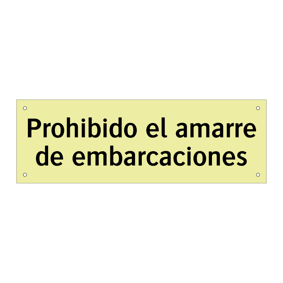Prohibido el amarre de embarcaciones