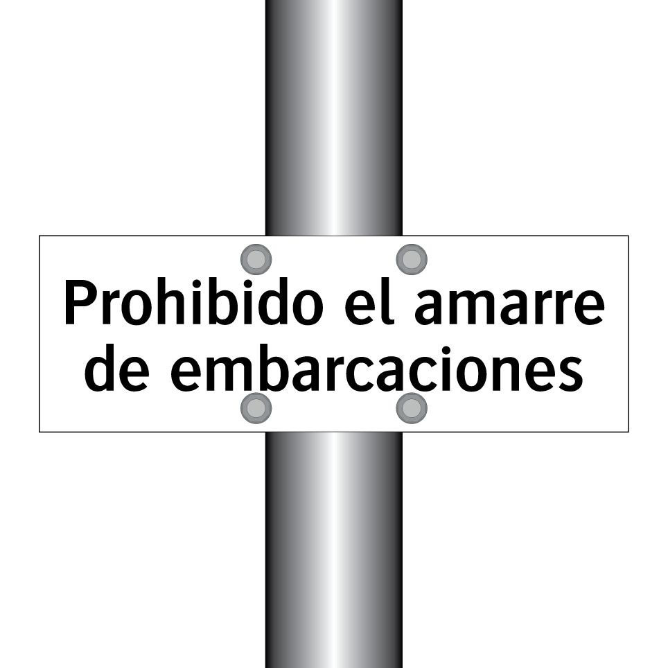 Prohibido el amarre de embarcaciones