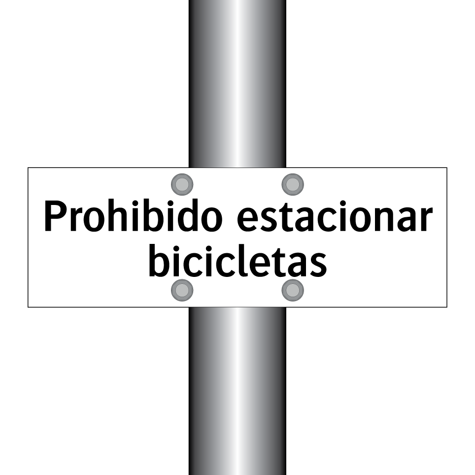 Prohibido estacionar bicicletas