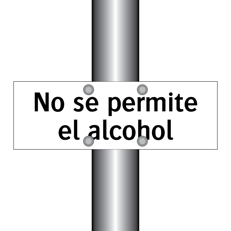 No se permite el alcohol