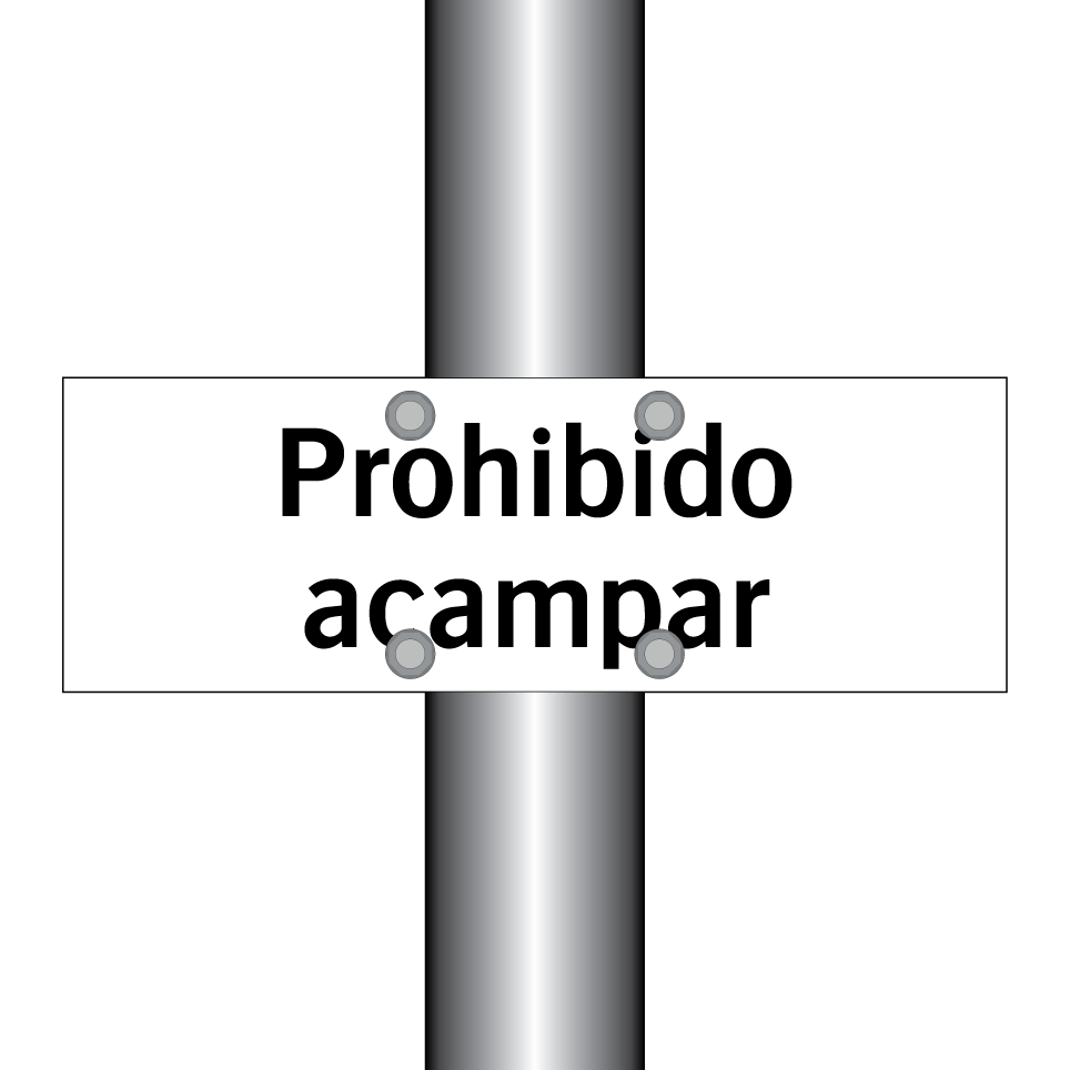 Prohibido acampar
