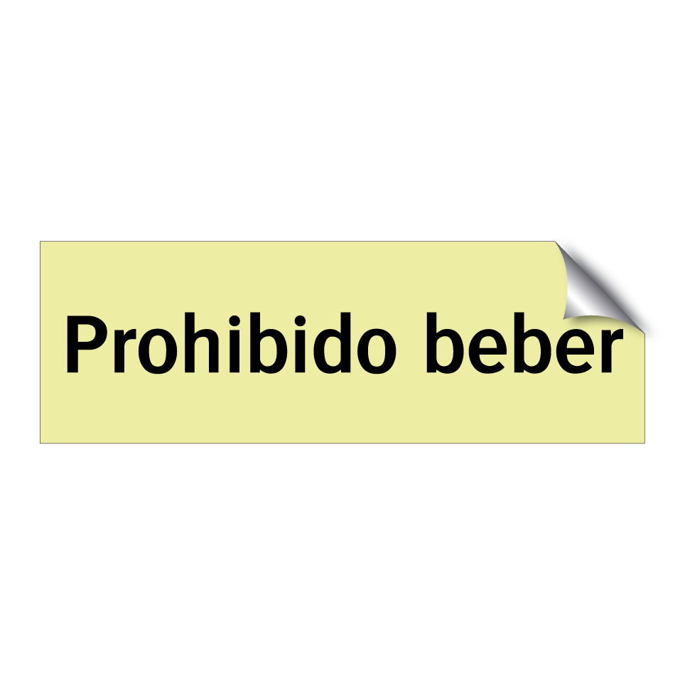 Prohibido beber