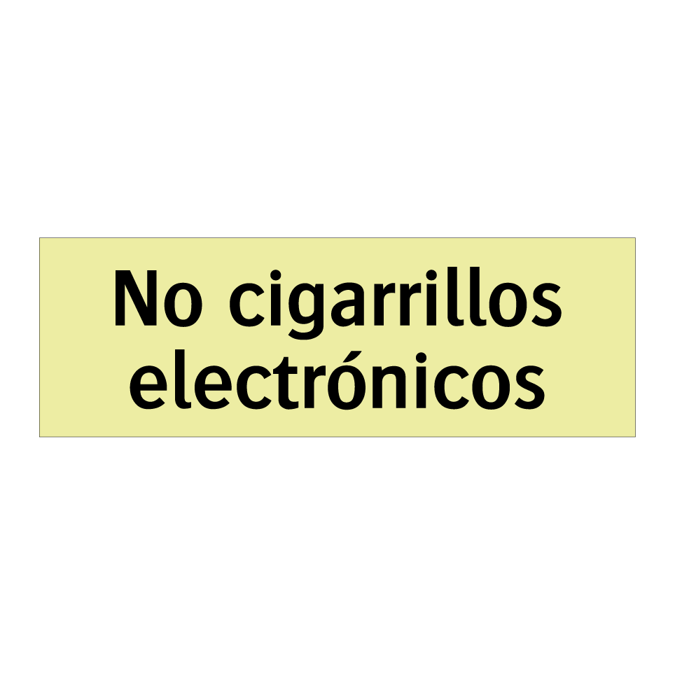 No cigarrillos electrónicos