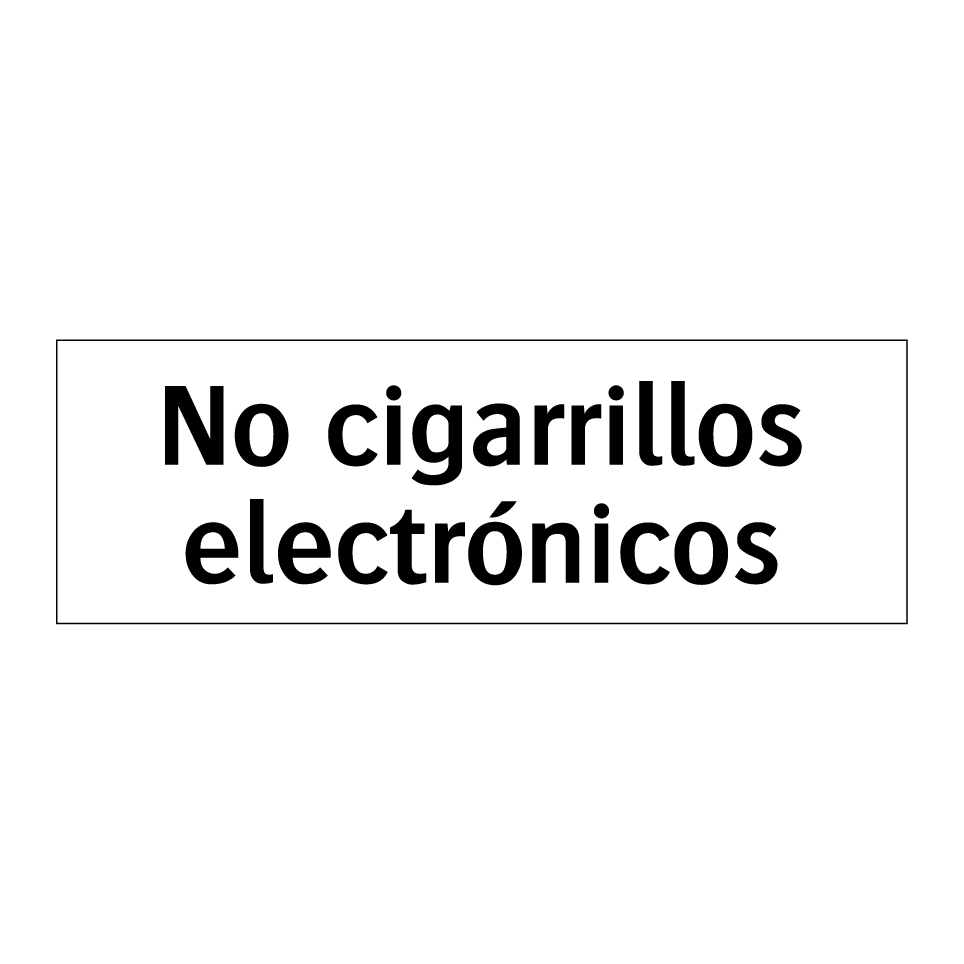 No cigarrillos electrónicos