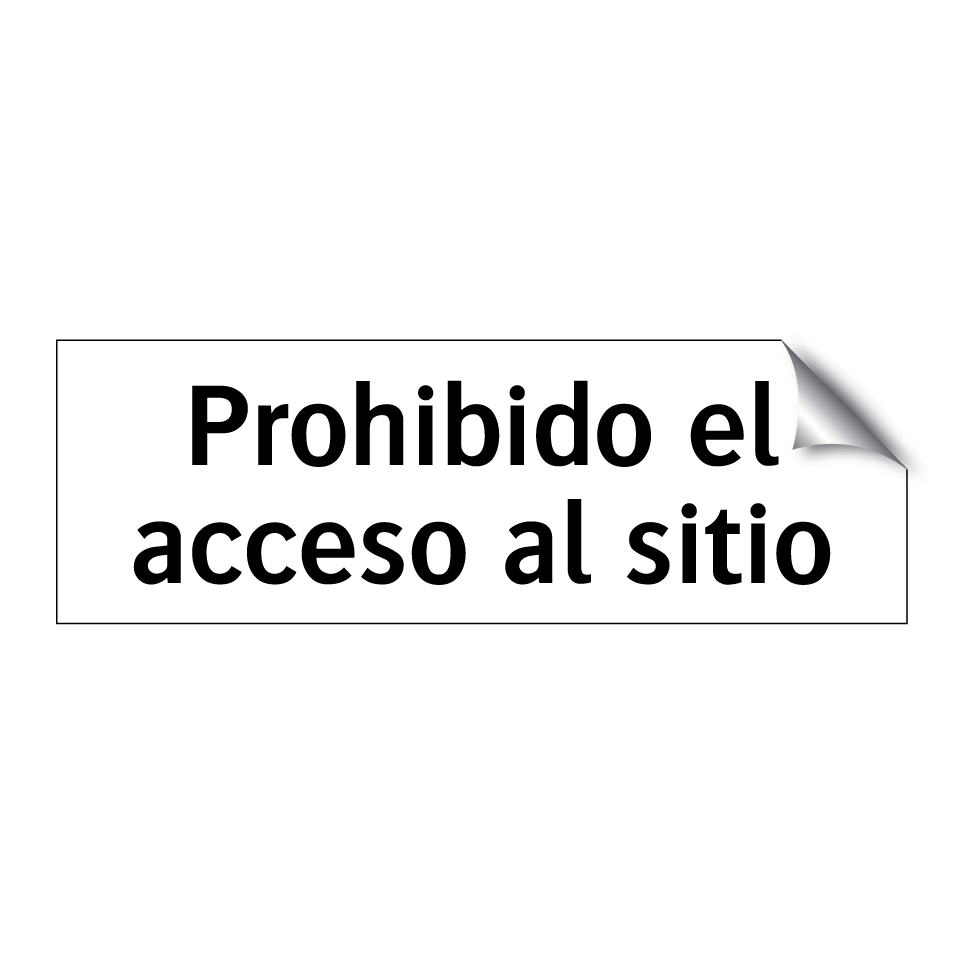 Prohibido el acceso al sitio