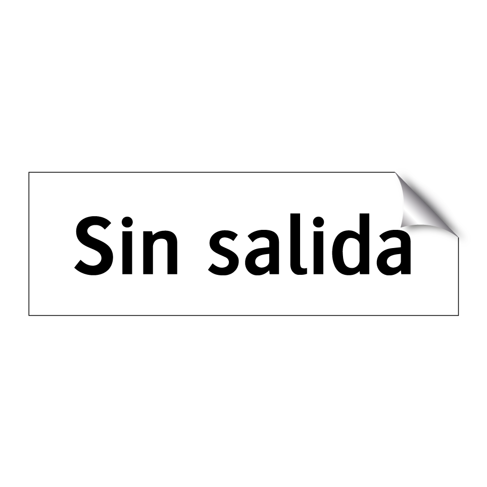 Sin salida