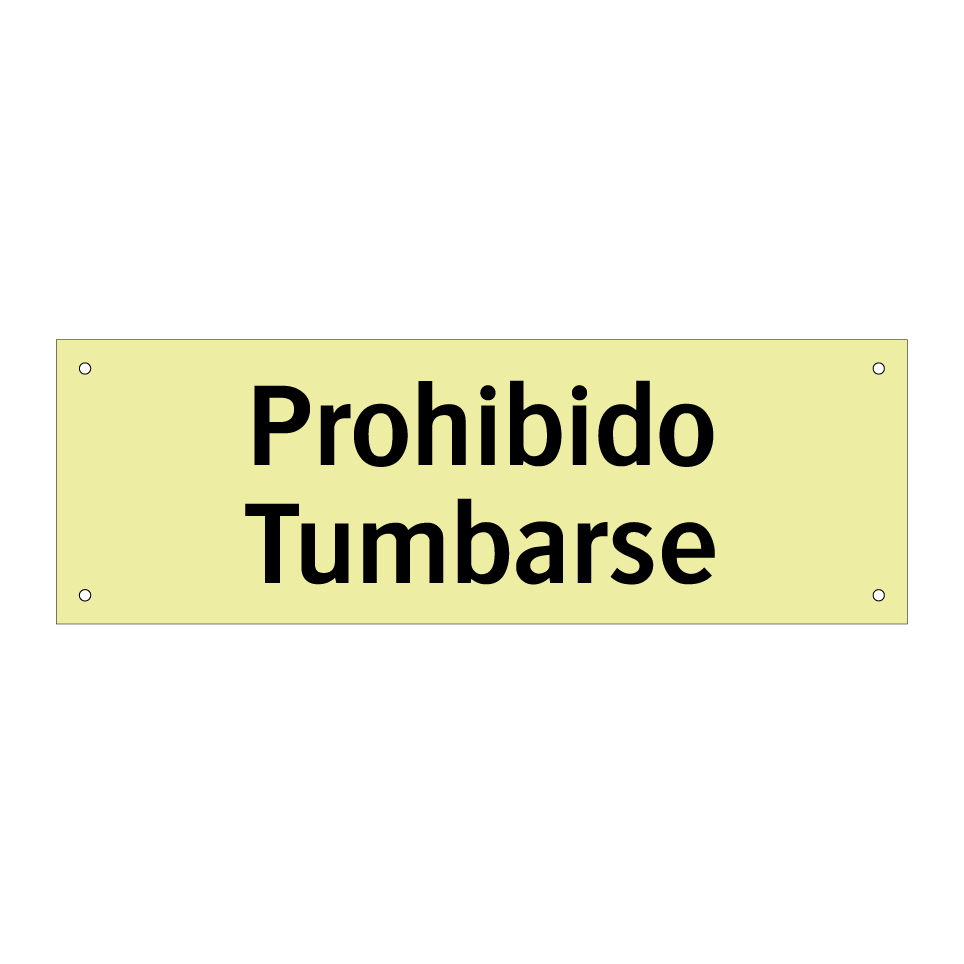 Prohibido Tumbarse