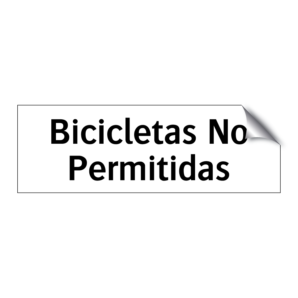 Bicicletas No Permitidas