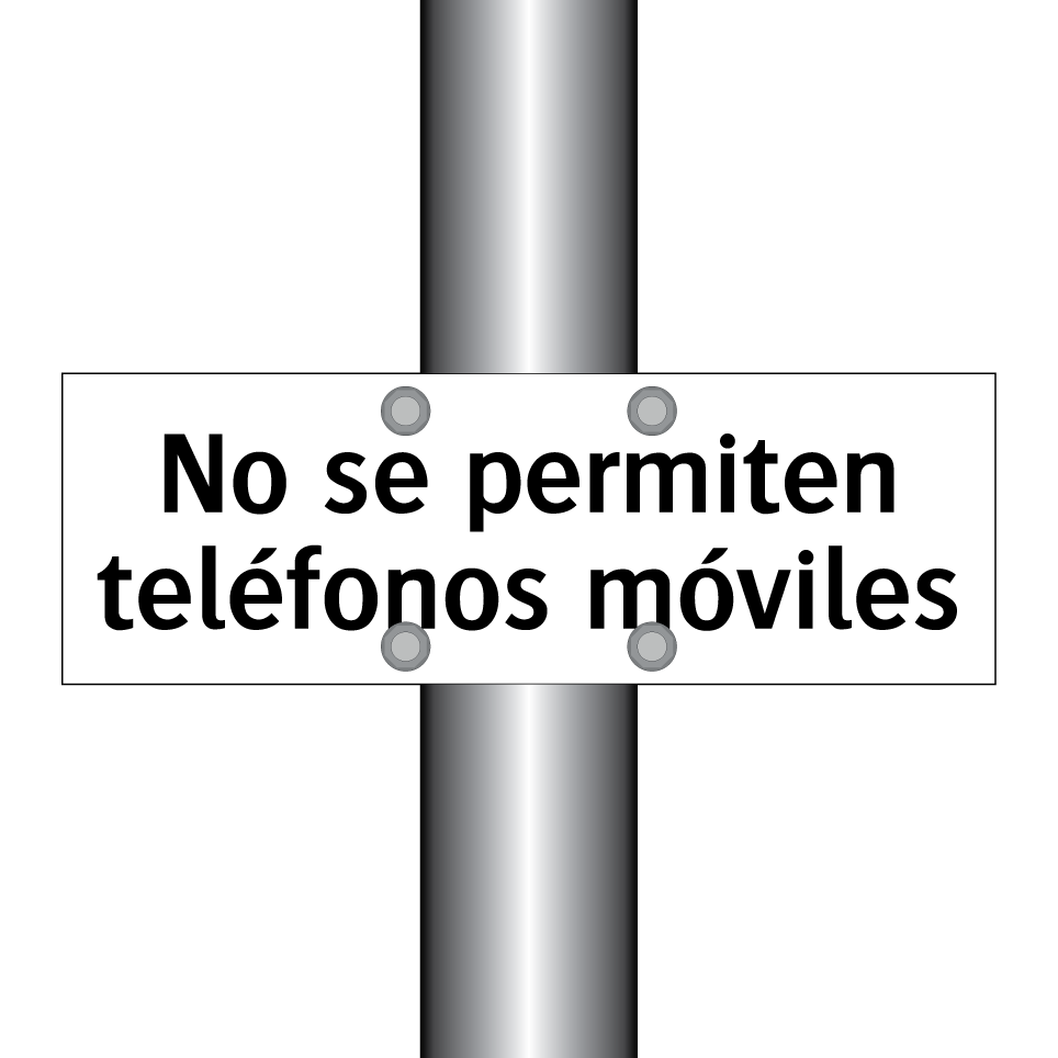 No se permiten teléfonos móviles