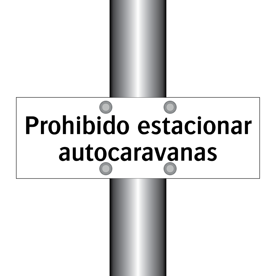 Prohibido estacionar autocaravanas