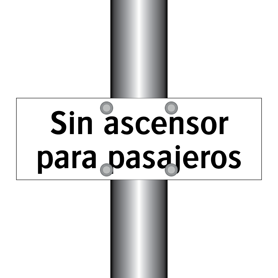 Sin ascensor para pasajeros