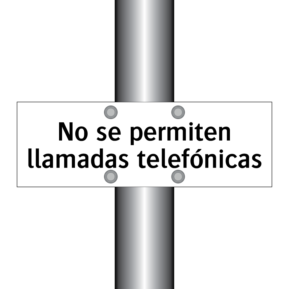 No se permiten llamadas telefónicas