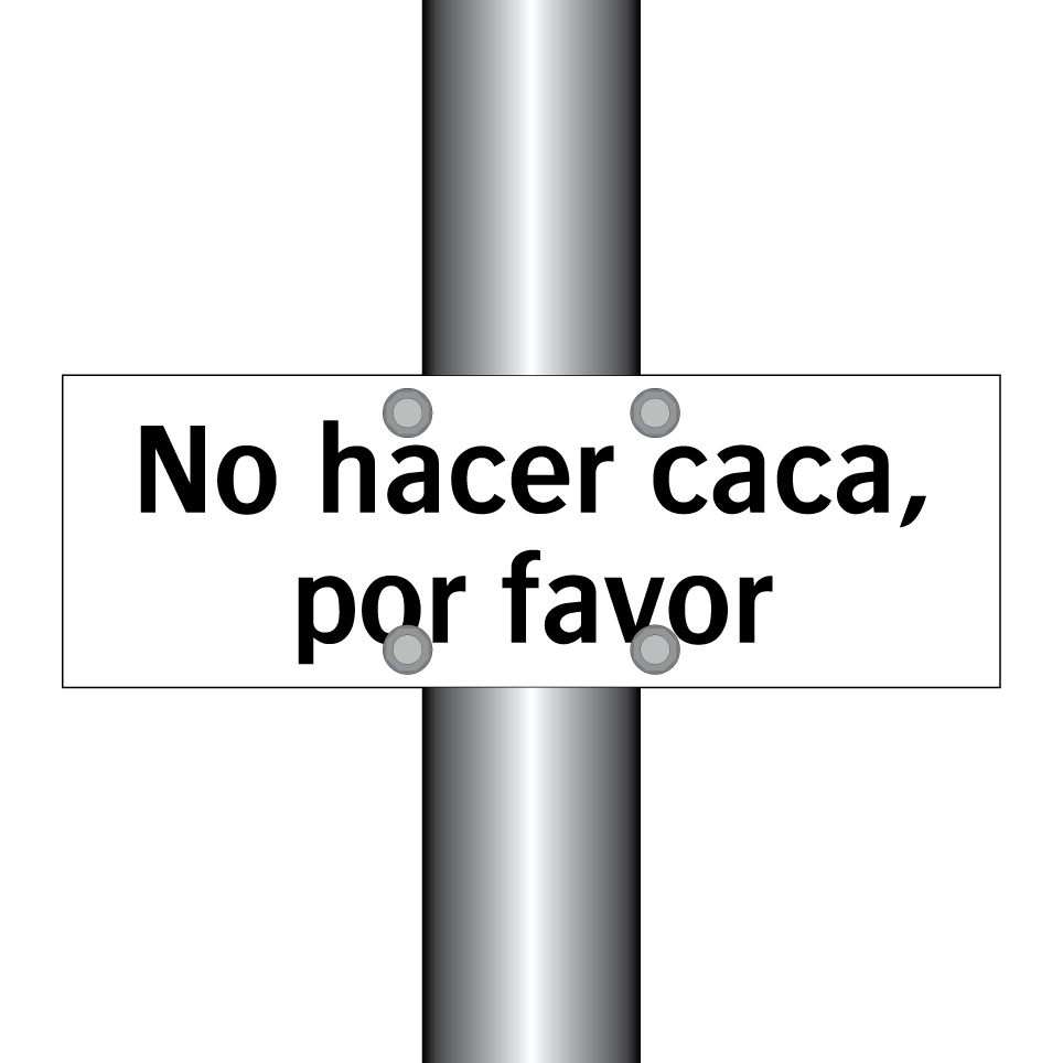 No hacer caca, por favor