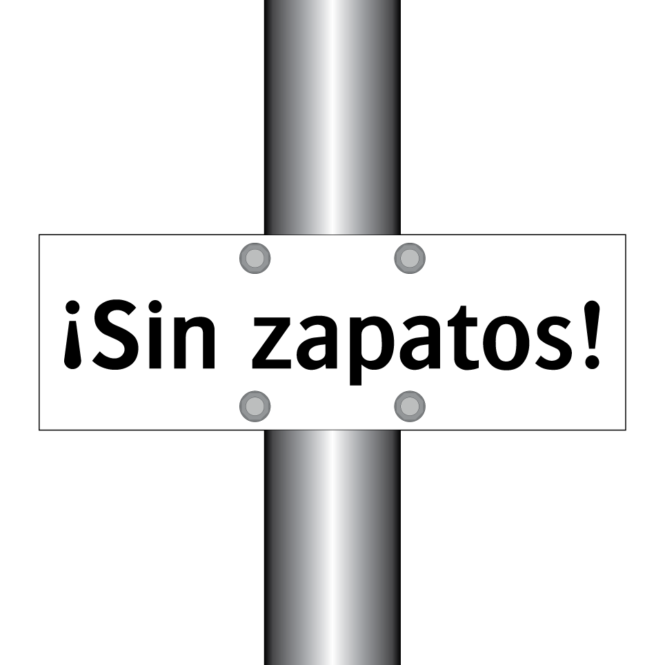 ¡Sin zapatos!