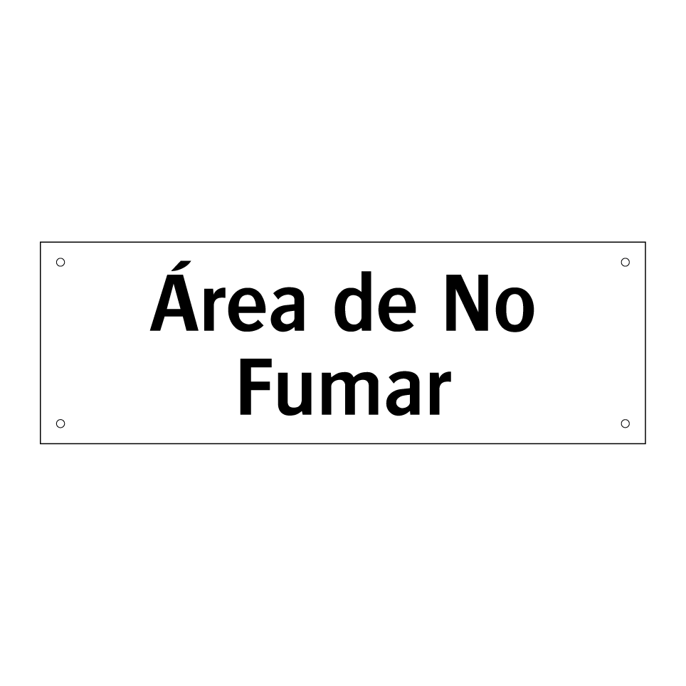 Área de No Fumar