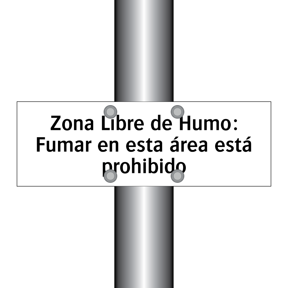Zona Libre de Humo: Fumar en esta área está prohibido