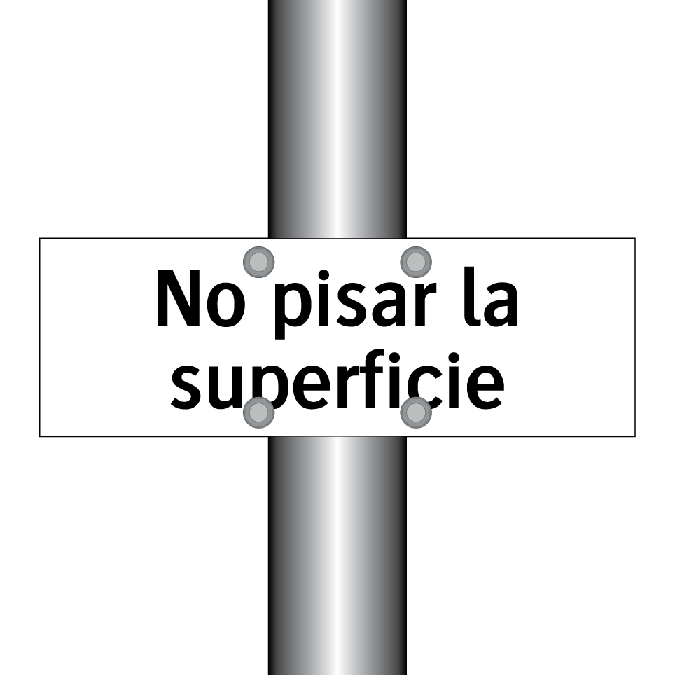 No pisar la superficie