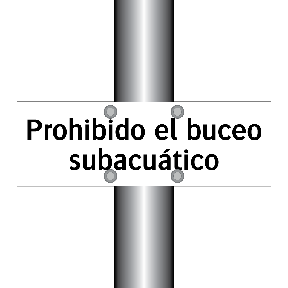 Prohibido el buceo subacuático