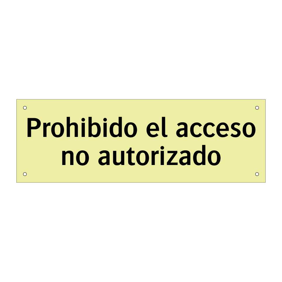 Prohibido el acceso no autorizado