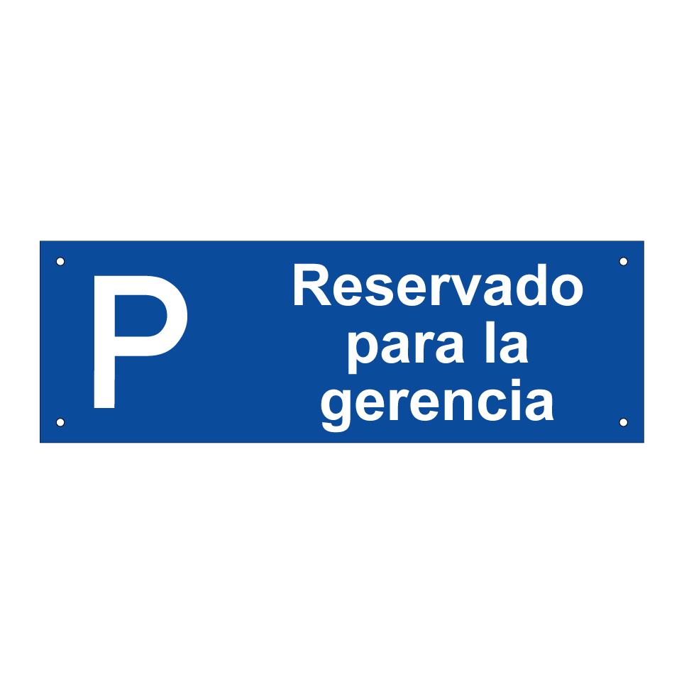 Reservado para la gerencia