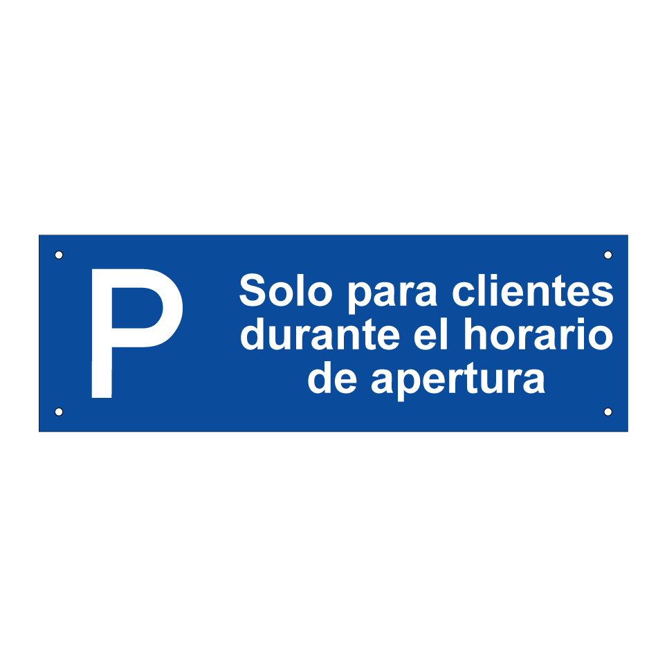 Solo para clientes durante el horario de apertura