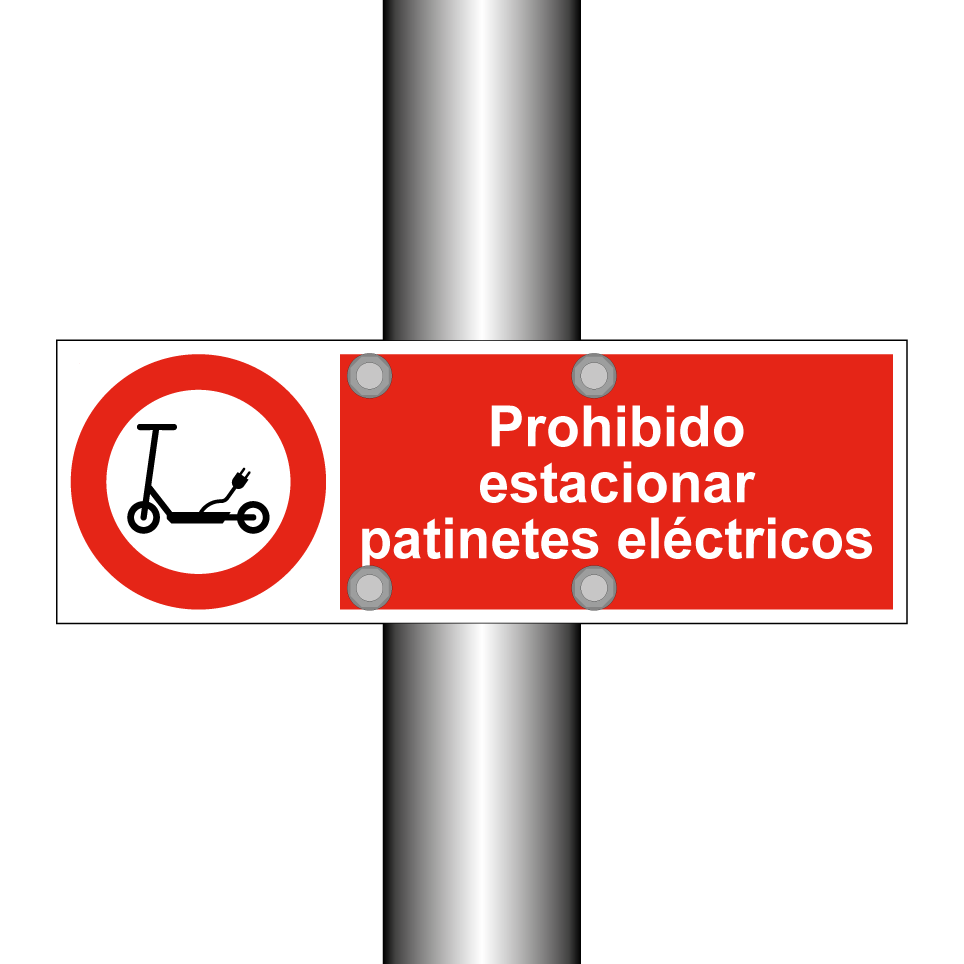 Prohibido estacionar patinetes eléctricos