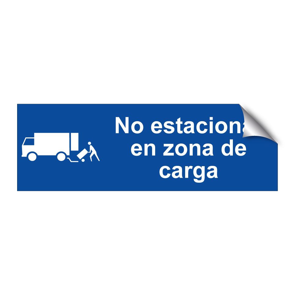 No estacionar en zona de carga