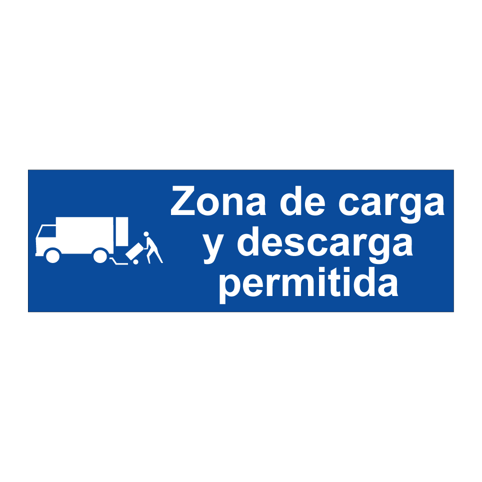 Zona de carga y descarga permitida