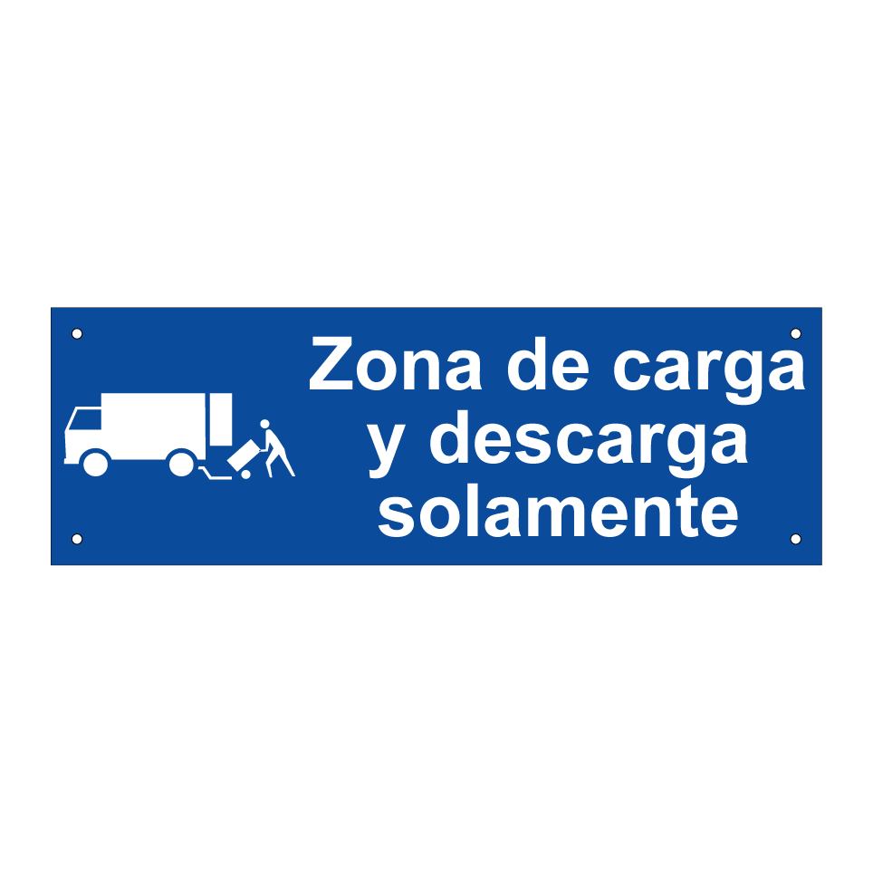 Zona de carga y descarga solamente