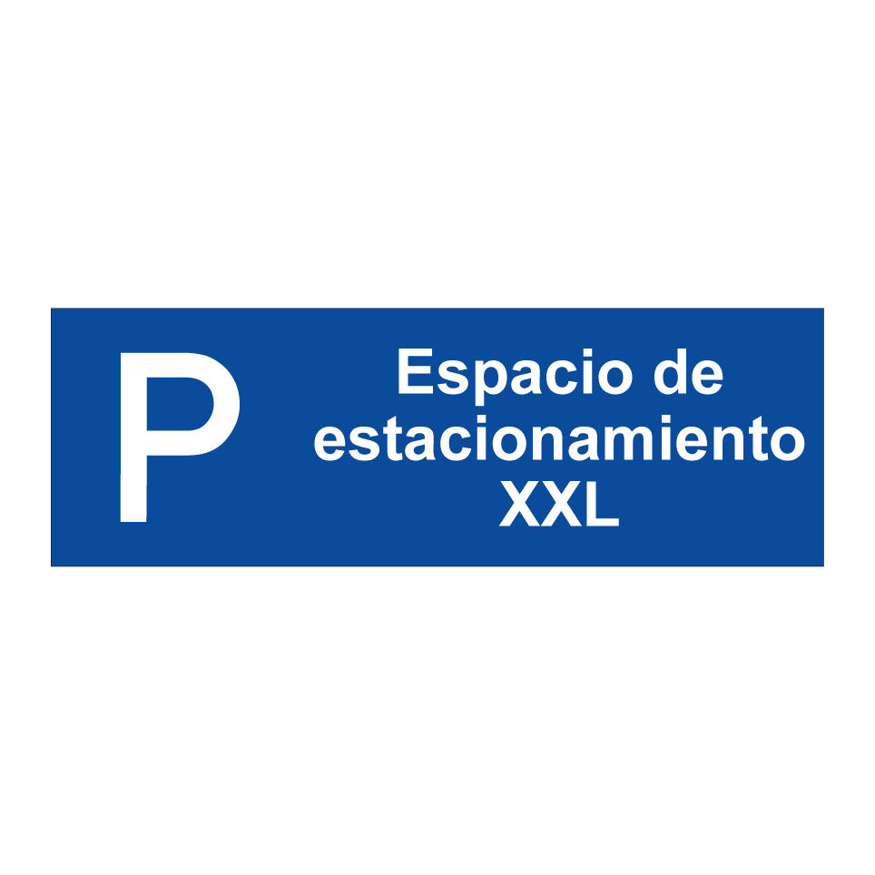 Espacio de estacionamiento XXL