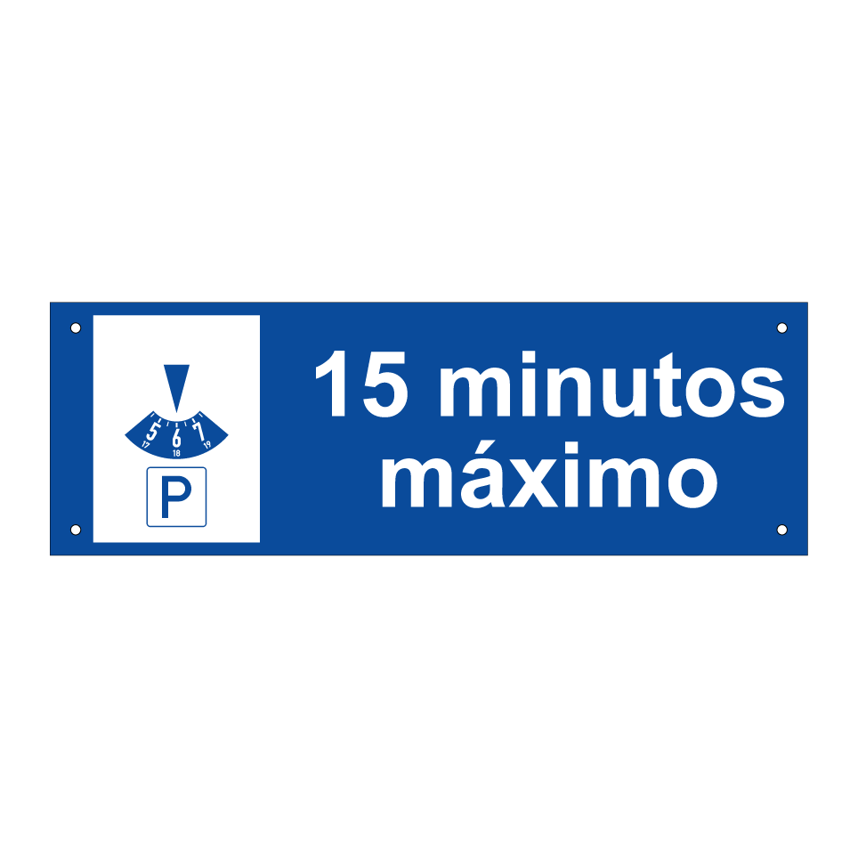 15 minutos máximo