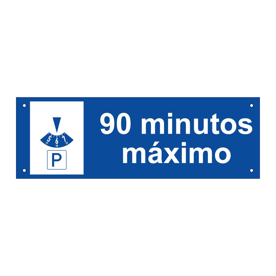 90 minutos máximo
