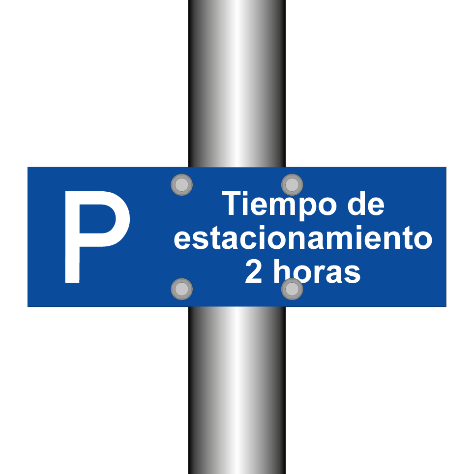 Tiempo de estacionamiento 2 horas