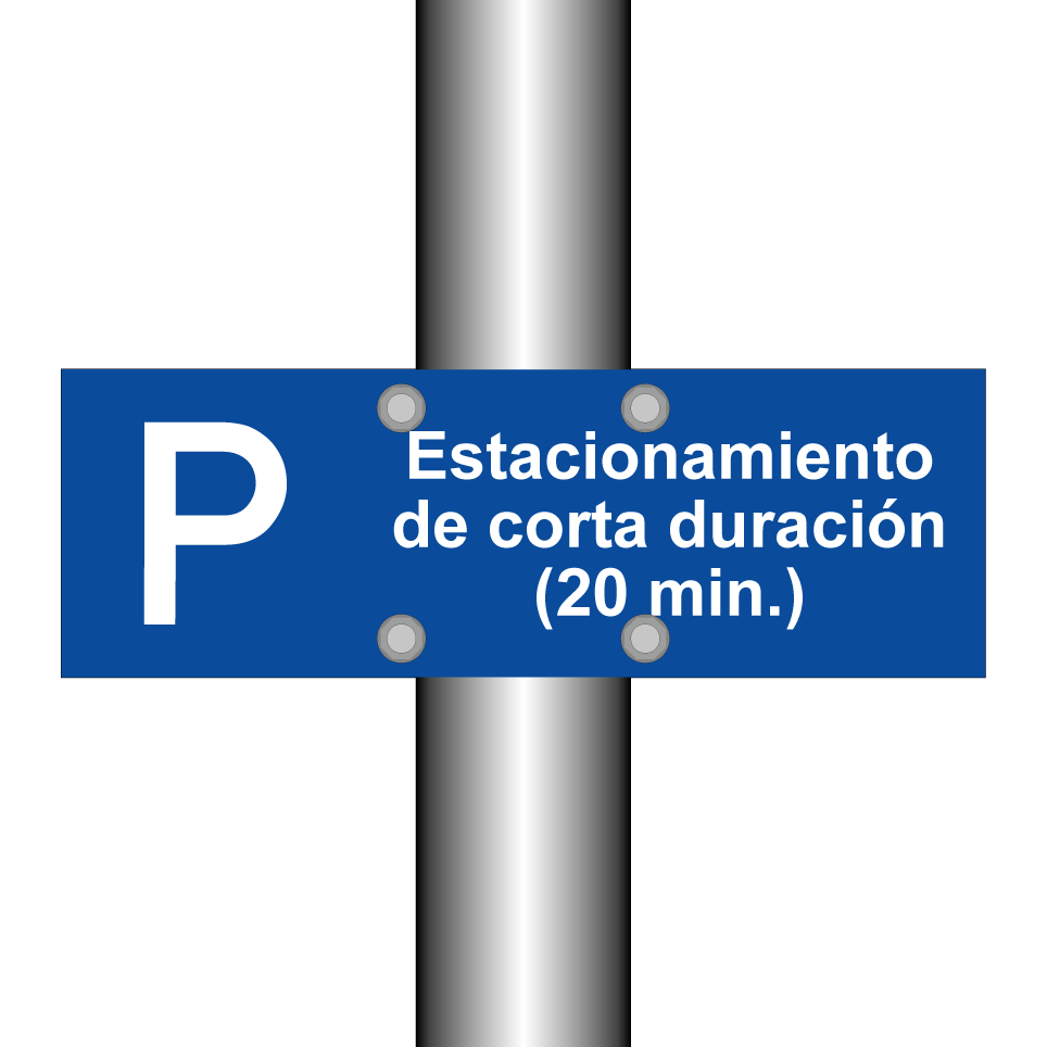 Estacionamiento de corta duración (20 min.)