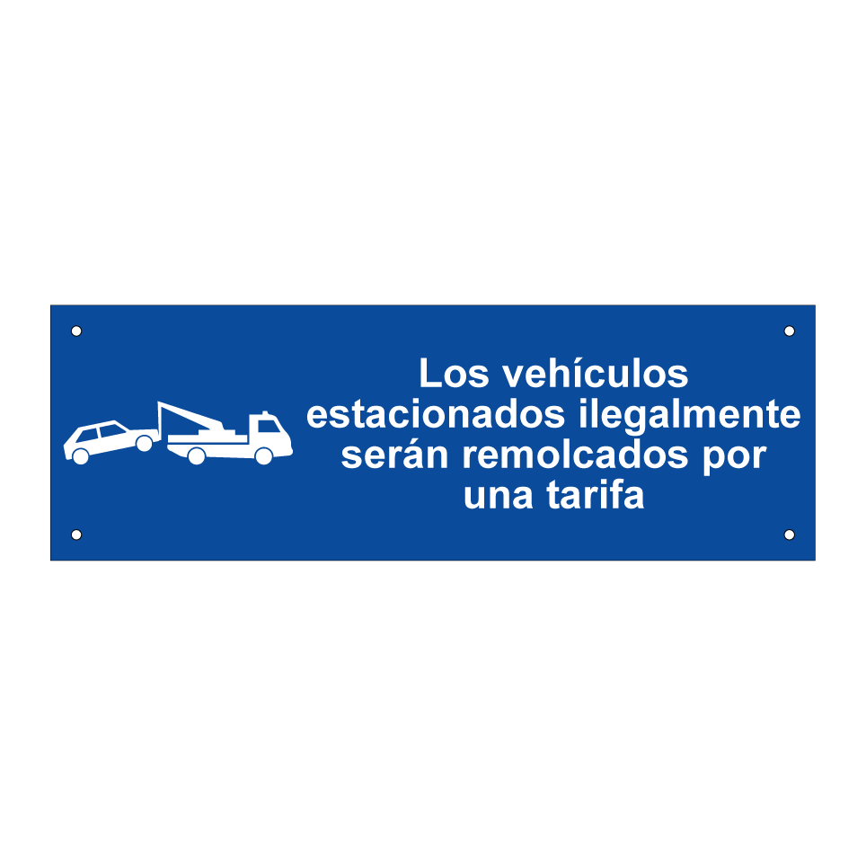 Los vehículos estacionados ilegalmente serán remolcados por una tarifa