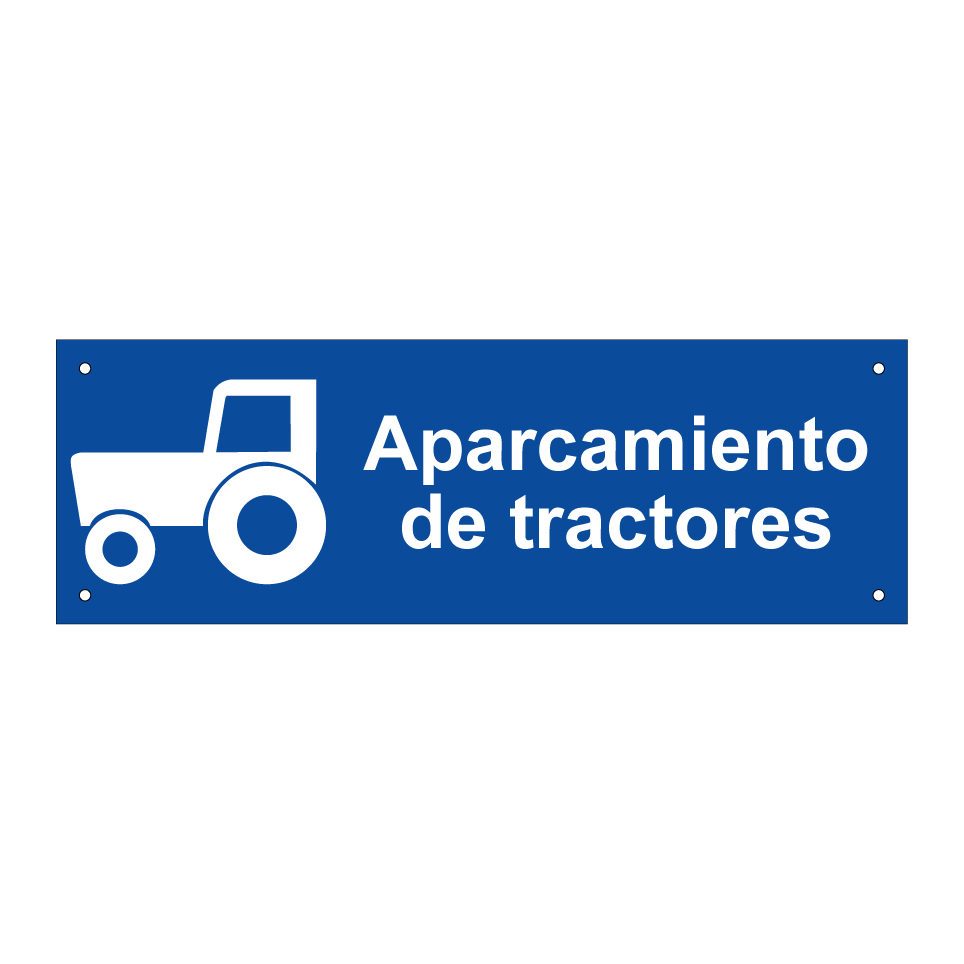 Aparcamiento de tractores