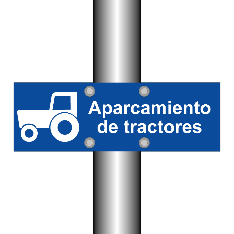 Aparcamiento de tractores
