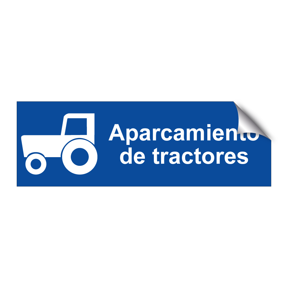 Aparcamiento de tractores