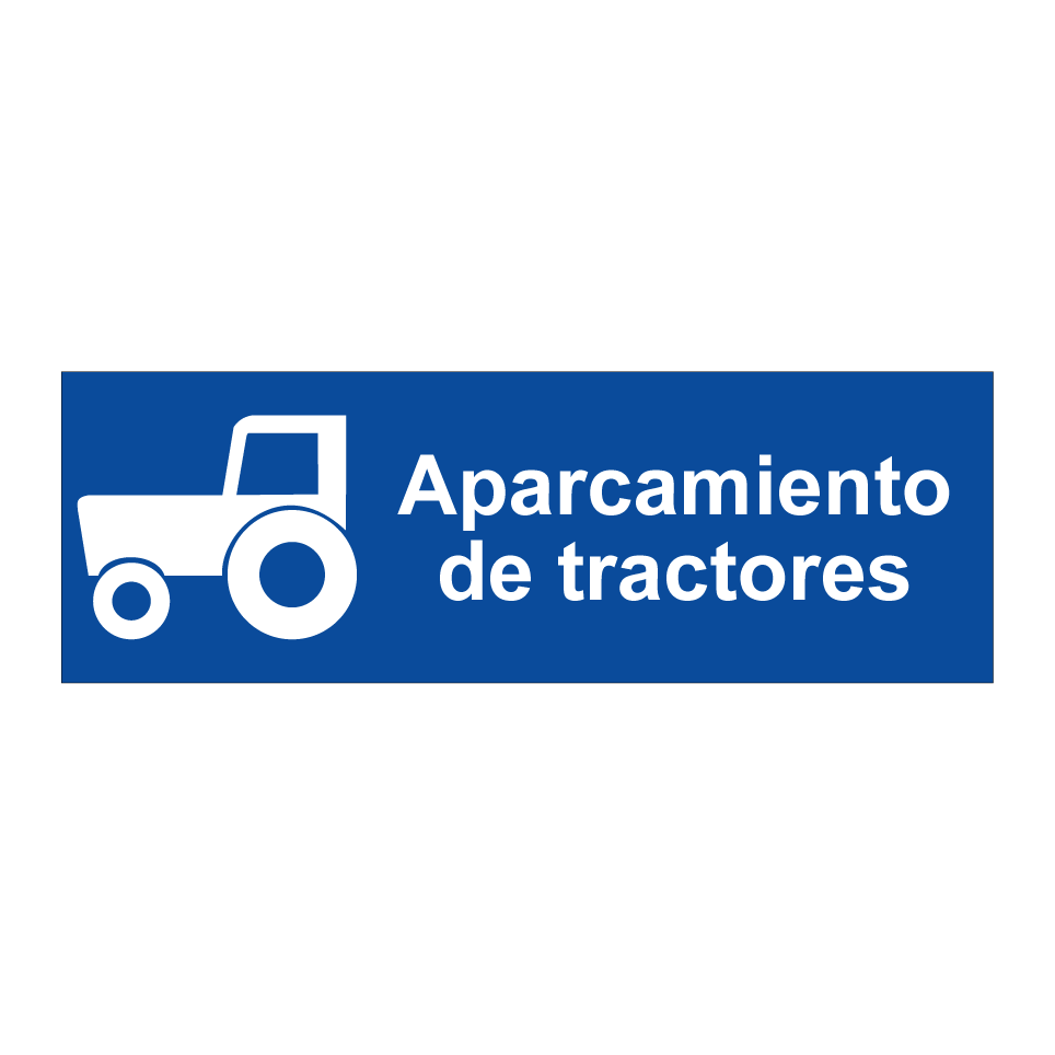 Aparcamiento de tractores