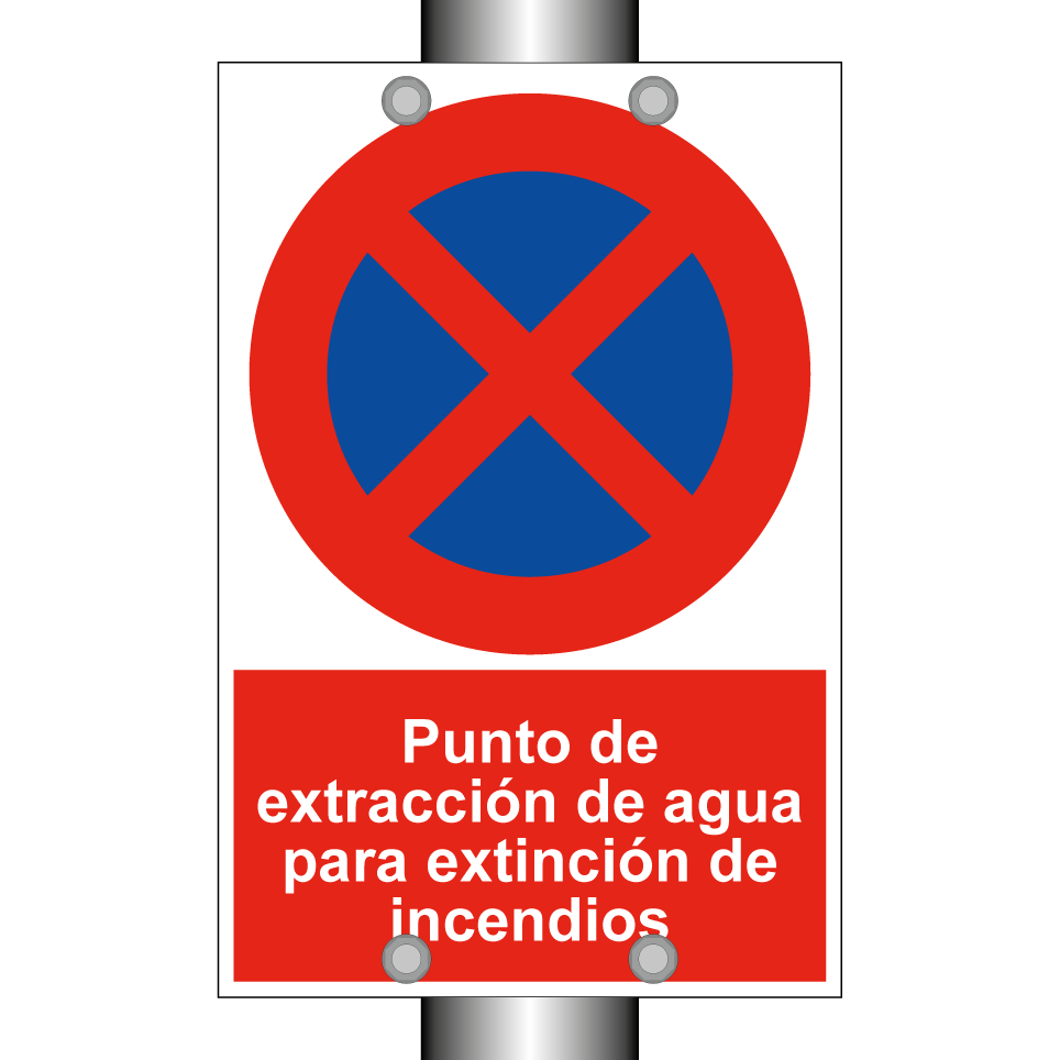 Punto de extracción de agua para extinción de incendios