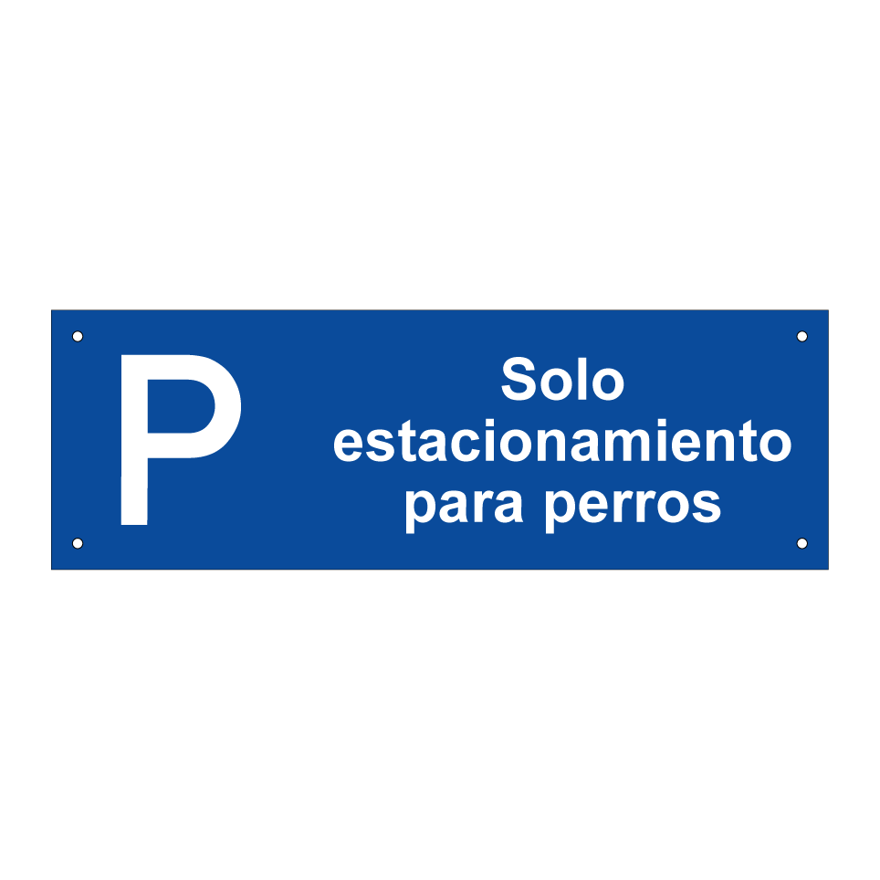 Solo estacionamiento para perros