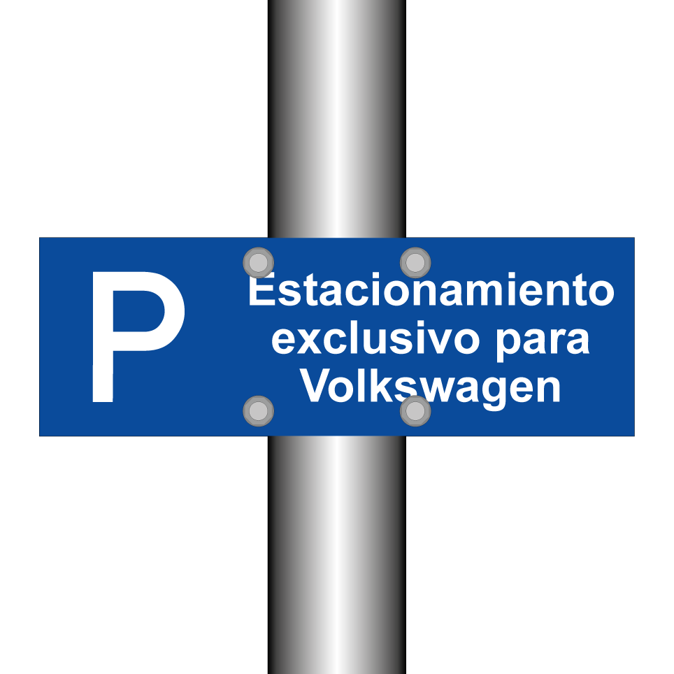 Estacionamiento exclusivo para Volkswagen