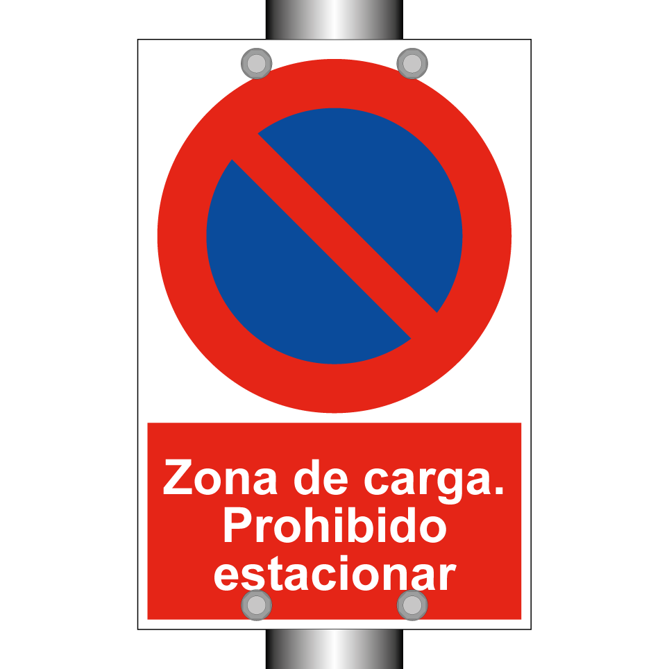 Zona de carga. Prohibido estacionar