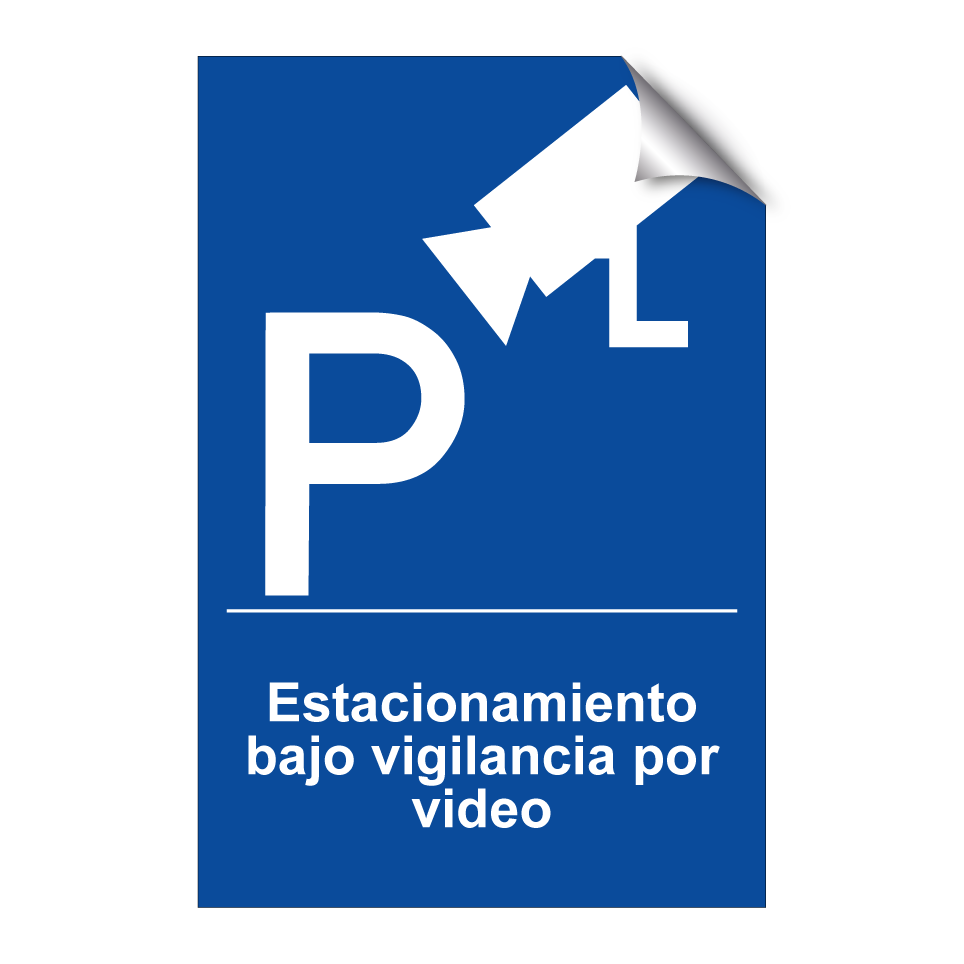 Estacionamiento bajo vigilancia por video