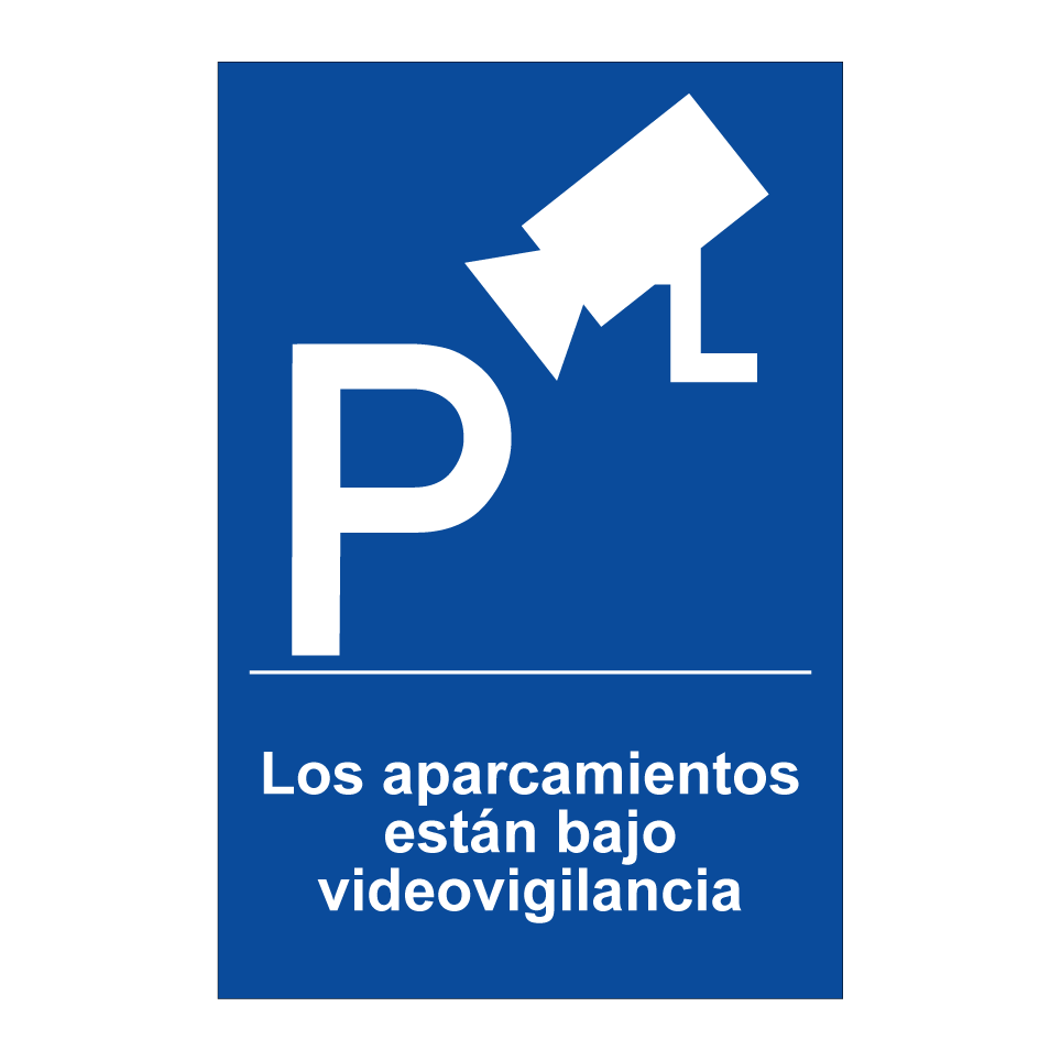 Los aparcamientos están bajo videovigilancia