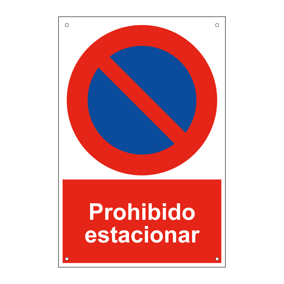Prohibido estacionar