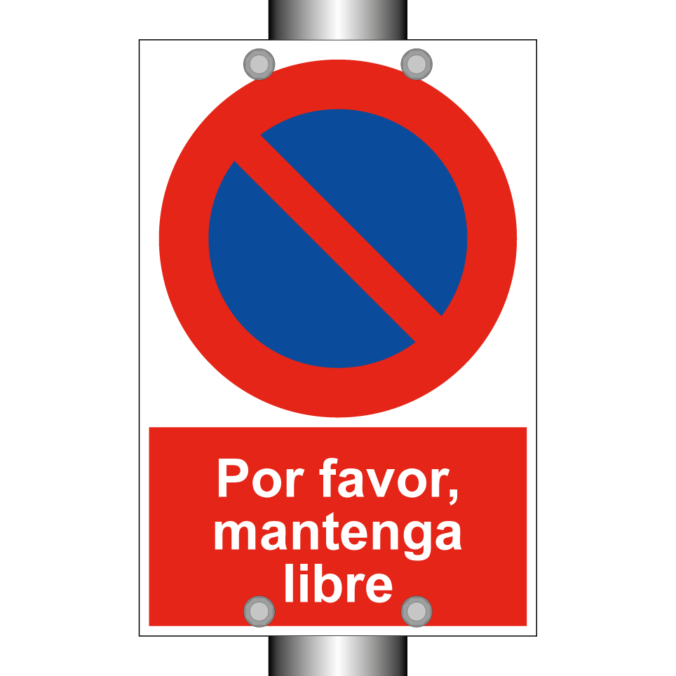 Por favor, mantenga libre