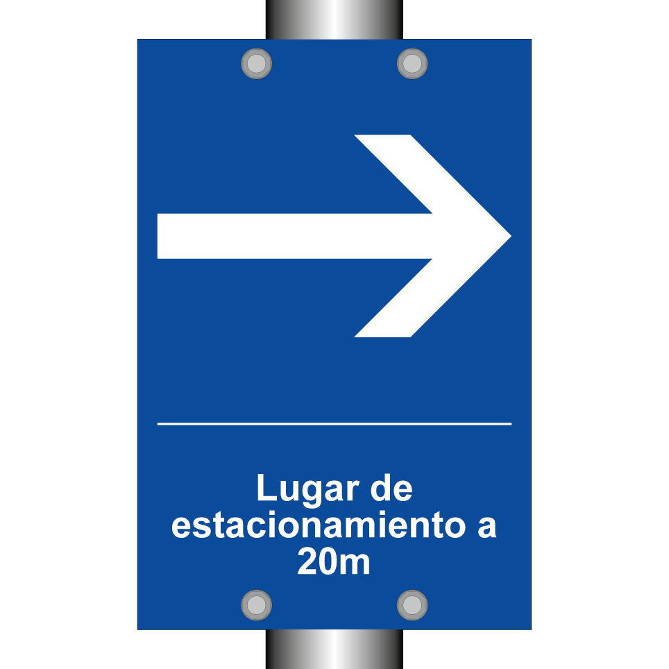 Lugar de estacionamiento a 20m