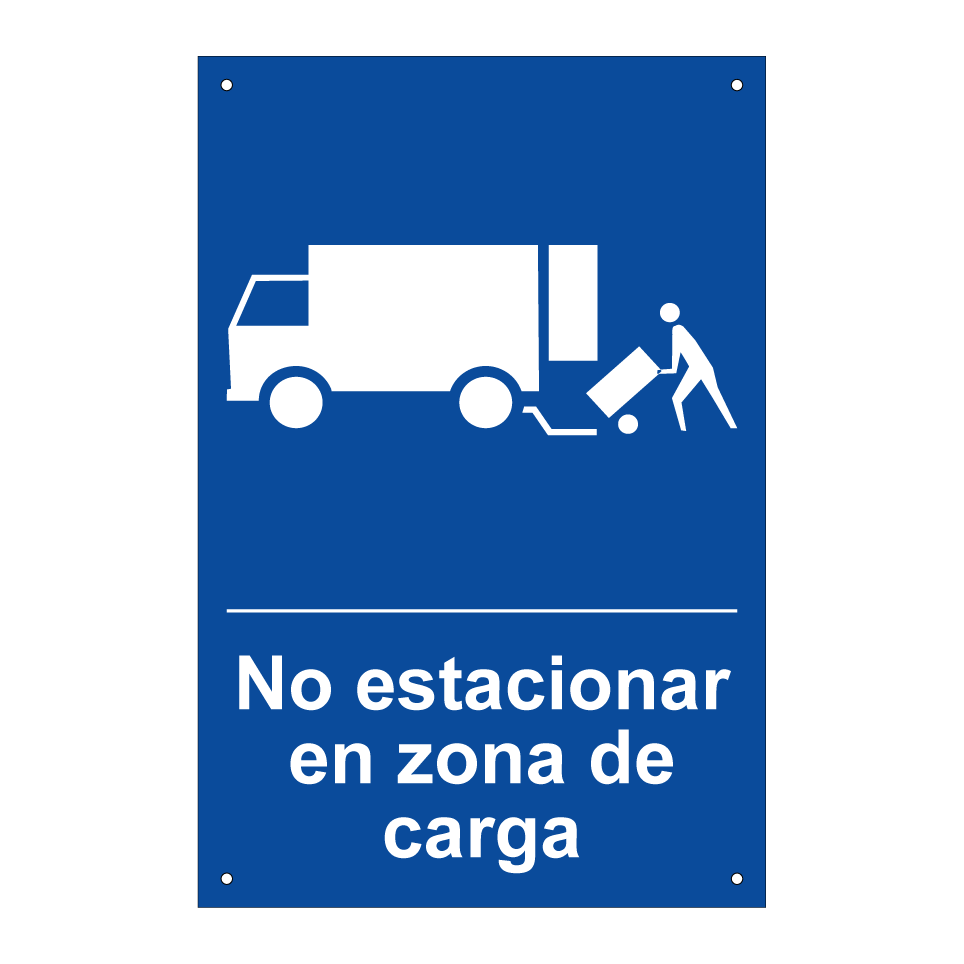 No estacionar en zona de carga